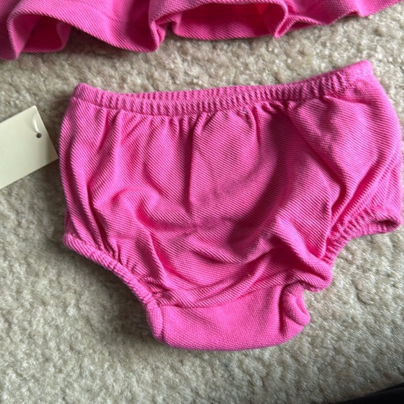 Ralph Lauren pink ruffle matching dress set NWT 3 months - Picture 6 of 8